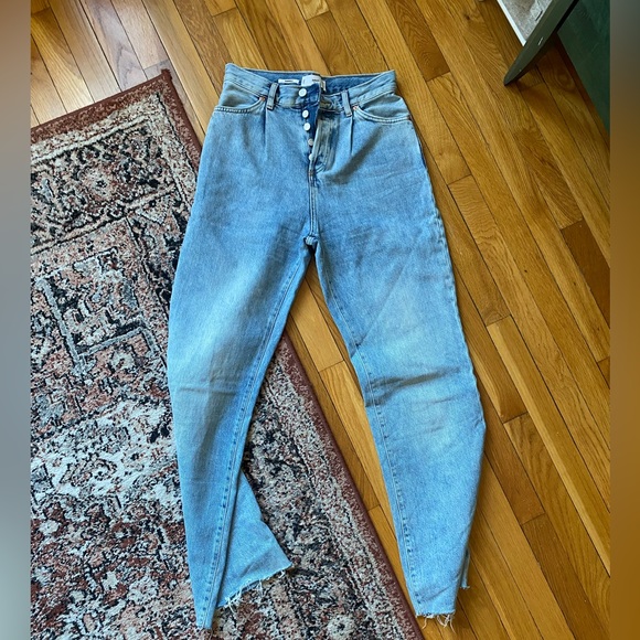 NWOT- Mango “Daniela” Wide Leg Jeans - Size 2 - Picture 1 of 6